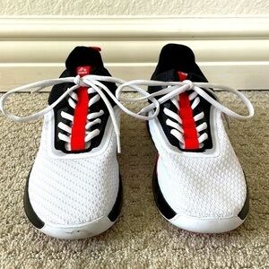 RBX White, Black & Red Athletic Shoes